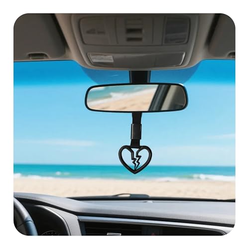 pson Broken Heart Car Handle Strap - color: Black