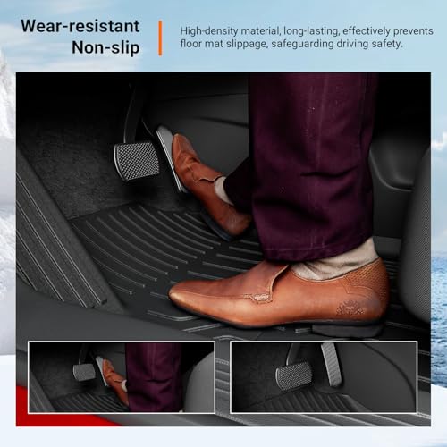 powoq Floor Mats Compatible with 2018-2024 Chevy Equinox/GMC Terrain Floor Mat Backrest Mats Replacement for Chevrolet Equinox GMC Terrain Accessories (Update Rear Trunk Mat+Backrest Mat+Floor Mat) - size: Compatible with Equinox/Terrain | 2018-2024