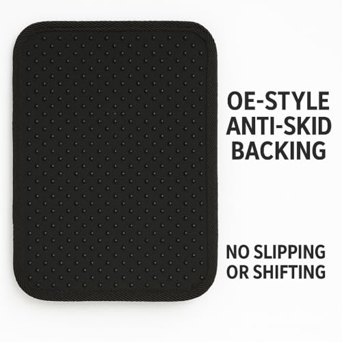 Black Universal Carpet Auto Floor Mats 4 Piece