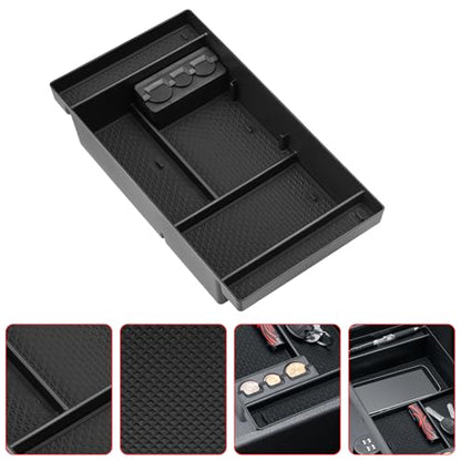 Center Console Organizer Compatible with Chevy Silverado 1500 2019-2022, Compatible with GMC Sierra 1500, 2020-2023 Silverado Sierra 2500HD 3500HD Insert Tray Pallet Storage Accessories
