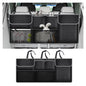 Large Capacity Car Trunk Organizer,Six Pockets Trunk Storage Organizer with Adjustable Straps,Wear-Resistant Oxford Fabric Hanging Trunk Organizer for Car Truck SUV