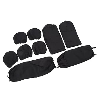 Breathable and Soft Cloth Car Seat Covers Full Set Universal Fit Seat Cover for Comfortable Driving