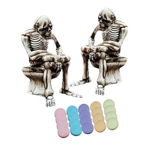Fashionable Skull Car Aromatherapy Diffuser - A Creative Interior Accessory for Vehicles and Perfect Halloween Scent Clip. (Type 2) - size: type 2