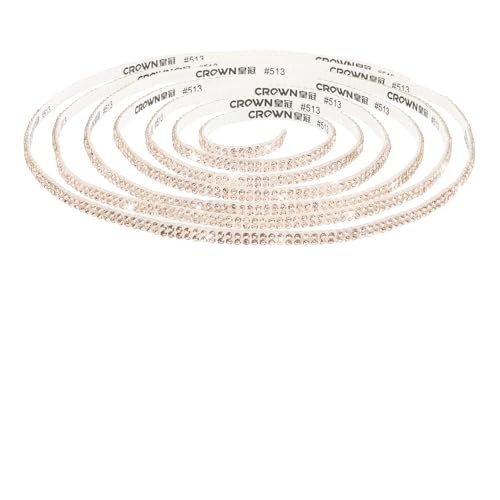 16.4Ft Bling Car Trim Self Adhesive Bling Rhinestone Car Accessories for Women Glitter Crystal Rhinestone Cars Interior Exterior Accessories Sticker DIY Cars Dashboard Diamond Decor for Women (Pink) - color: Champagne, size: 16.4Ft