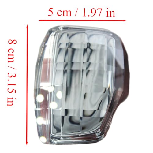 Crystal Shift Knob Cover, Crystal Gear Shift Knob, Compatible with Audi A4 B9 2017-2025, Compatible with Audi A5 2017-2025, 1 pc