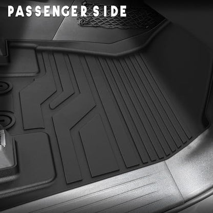 KARPAL Floor Mats for Nissan Pathfinder 2022-2025 2026 (7&8 Seats), TPE Rubber All Weather Protection Floor Liners Accessories Car Mats, Front & 2nd & 3rd Row & Cargo Liner - style: 2022-2026 | For Nissan Pathfinder (7&8 Seats) | Combo Set