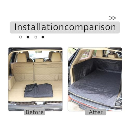 Cargo Liner Dog Seat Cover for Toyota Highlander 2015-2022, Waterproof Pet Trunk Cargo Cover Mat, Non-Slip Pet Cargo Liner, Scratch Proof Trunk Liner, Trunk Mat with Bumper Flap Protector