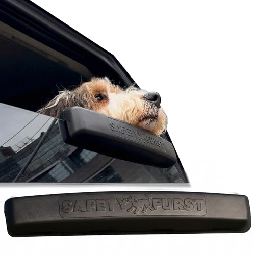 Whiffie Cushion™ - Patented Dog Car Window Chin Rest - Premium XL EXTRALIGHT® Foam, Universal Fit, Waterproof & Easy-Clean - Handcrafted in Canada - 15.5", Stealth Black - color: Stealth Edition, size: 1x Pack