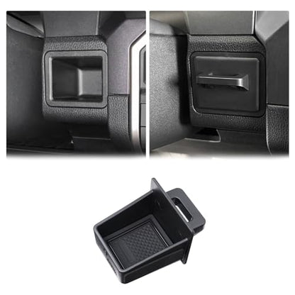 Driver's Drawer Box Compatible with Toyota Tacoma Accessories 2024-2026 and 2025-2026 4Runner Accessories Drivers Side Cubby Drawer Organizer Storage Interior Accessories
