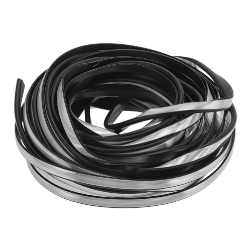 Universal Car Door Edge Guards, Exterior 32.81ft U-Shaped Door Scratch Protection Guard PVC Chrome Silver Tone, 1 Pc - color: Chrome Silver Tone, size: 32.81ft(10M)