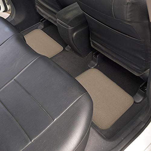 Motor Trend Premium Inter-Lock Backing Carpet Car Floor Mats - Front & Rear, Thick & Durable Auto Protection, Fits Most Cars Truck SUV Coupe Sedan