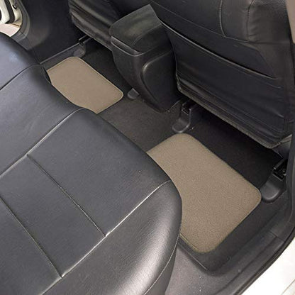 Motor Trend Premium Inter-Lock Backing Carpet Car Floor Mats - Front & Rear, Thick & Durable Auto Protection, Fits Most Cars Truck SUV Coupe Sedan