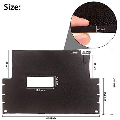 10L0L Full Coverage Liner Floor Mat for Club Car Precedent 2004-up, Club Car Tempo & Onward 2017-2022 Golf Cart, Replaces OEM# 102504801 102504802 103926401