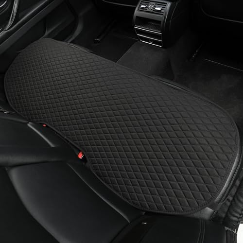West Llama Linen Car Seat Covers,Bottom Seat Covers for Cars Include 1 Rear Bench Cover Universal Fits 90% Vehicles,SUVs,Cars,Sedans,Black - color: C-Black, size: 1 Rear Bench Seat Cover