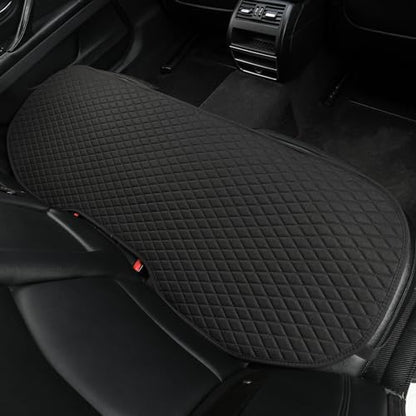 West Llama Linen Car Seat Covers,Bottom Seat Covers for Cars Include 1 Rear Bench Cover Universal Fits 90% Vehicles,SUVs,Cars,Sedans,Black - color: C-Black, size: 1 Rear Bench Seat Cover