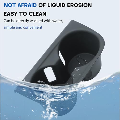 Cup Holder for Honda HRV/ZRV Accessories 2023 2024 2025 2026 Center Console Cup Holder Insert Silicone Cupholder Coaster Protector for HRV/ZRV Interior Black - size: for Honda HRV/ZRV 2023-2026