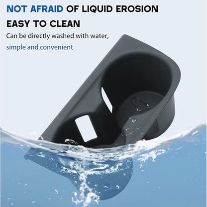 Cup Holder for Honda HRV/ZRV Accessories 2023 2024 2025 2026 Center Console Cup Holder Insert Silicone Cupholder Coaster Protector for HRV/ZRV Interior Black - size: for Honda HRV/ZRV 2023-2026