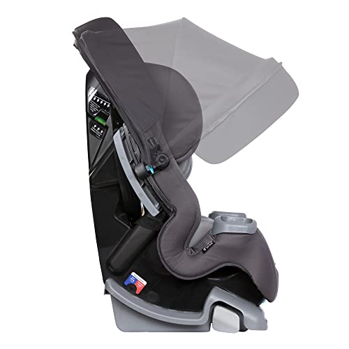 Baby Trend Cover Me 4-in-1 Car Seat Convertible Infant Toddler Rotating Safety Seat with Adjustable/Removable Canopy and 2 Cup Holders, Stormy Gray - color: Stormy Gray