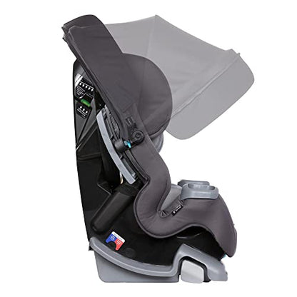 Baby Trend Cover Me 4-in-1 Car Seat Convertible Infant Toddler Rotating Safety Seat with Adjustable/Removable Canopy and 2 Cup Holders, Stormy Gray - color: Stormy Gray