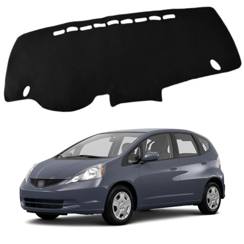 XITER Polyester Dashboard Cover Mat Carpet Dash Nonslip Sun Shade Mat Compatible For Honda FIT 2009 2010 2011 2012 2013. - size: 2007-2013 FIT