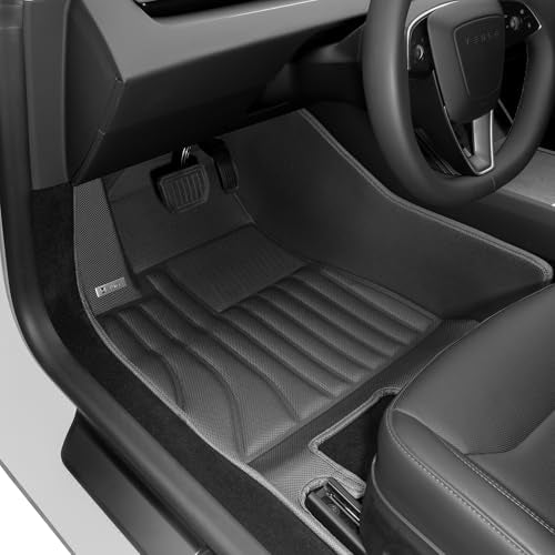 SUPER LINER Floor Mats & Cargo Liners Compatible with 2024-2026 Tesla Model 3 Highland, All-Weather Full Cabin Protection System, Premium Soft Mat Set for Floors, Trunk, Frunk & Seatbacks - size: 6 PCS Compatible with Model 3 Highland | Large