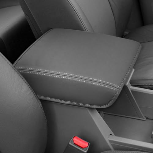 DEYTOP Center Console Cover for Honda Ridgeline 2006-2014 Car Armrest Cover for 2006 2012 Honda Ridgeline Accessories Armrest Pad Protector (Gray) - color: Gray