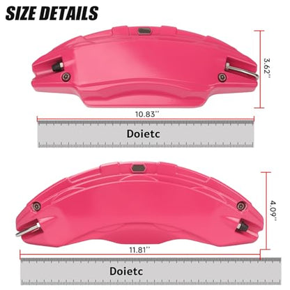 Brake Caliper Covers Compatible with Tesla Model Y Juniper 2025-2026, 19 20 Inches Front and Rear Brake Wheel Hub Brake Caliper Covers 4 Pcs For Model Y Juniper Accessories Beetroot Purple - color: Beetroot Purple
