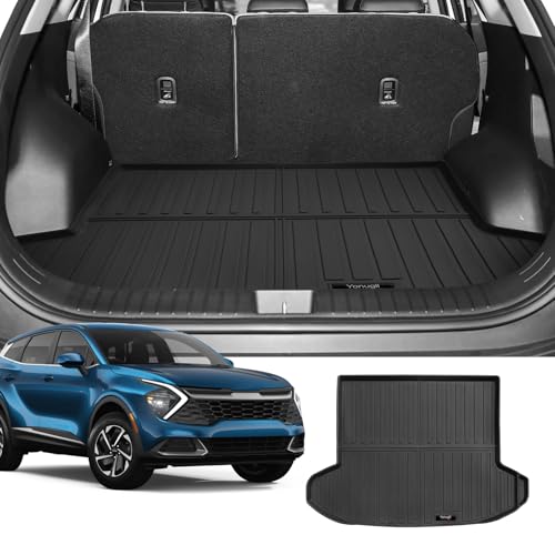 Custom for 2023 2024 2025 Kia Sportage & Sportage Hybrid Cargo Mats Trunk Liner All Weather TPE Protection Mat Accessories (for 2023-2025 Kia Sportage)