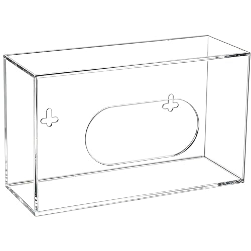 Glove Box Holder Dispenser Acrylic Single Side Loaded Clear Rack Storage Organizer for Medical, Latex - color: Single