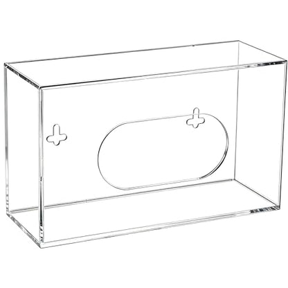 Glove Box Holder Dispenser Acrylic Single Side Loaded Clear Rack Storage Organizer for Medical, Latex - color: Single