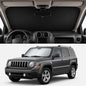Patriot Renegade Windshield Sun Shade, Custom Fit Foldable Front Window Sunshade Visor, UV and Heat Block Interior Protector, Fits 2007–2025 Patriot and 2015–2025 Renegade - size: for Renegade 2015-2025