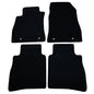 Floor Mats Compatible with 2013-2019 Nissan Sentra, Factory Fitment Floor Mats Carpet Front & Rear Black 4PC Nylon by IKON MOTORSPORTS, 2014 2015 2016 2017