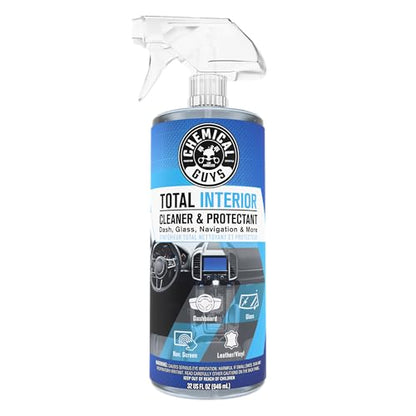 Chemical Guys Total Interior Cleaner & Protectant – Chemical Guys Interior Cleaner, Cleans & Protects Leather, Vinyl, Plastic, Rubber, Glass with a Streak-Free Finish — Cars, Trucks, SUVs, RVs, 32 oz - size: 32 Fl Oz (Pack of 1), style: Fresh