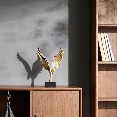 XINXUAN Gold Decor Eagle Statue,Adornos para Sala Modernos Sculpture Accent for Table,Living Room,Tv Stand,Mens Bedroom,Entryway,Shelves,Home Decor Aesthetic