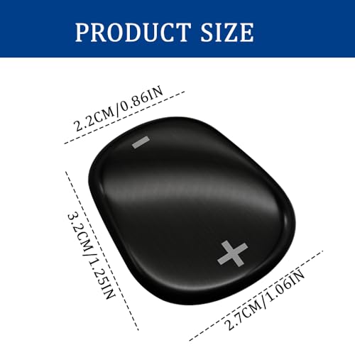 Auto Gear Shift Knob Cover Sticker, Stainless Steel Car Center Control Gear Lever Cover, Car Self-adhesive Sticker Accessories for Chevy Equinox 2018-2020 Chevy Cruze (Black Titanium Brushed) - color: Black Titanium Brushed