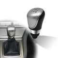 5 Speed Manual Transmission Gear Shift Knob Cover Compatible with Ford Escape Kuga Focus Fiesta mk7 2008-2013 Shifter Lever Knob Replacement Parts Silver - color: Silver, size: 5 Speed