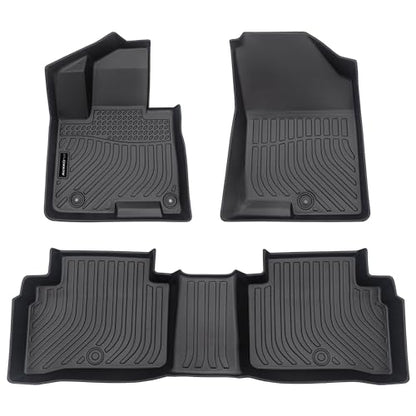 Auxko All Weather Floor Mat & Cargo Mat Fit for 2026 2025 2024 2023 2022 Hyundai Tucson (Include Hybrid Not PHEV) TPE Liner Tucson Accessory Set All Season Odorless Anti-Slip Floor Trunk Liner - size: tucson gas|2022-2026|floor+cargo mats