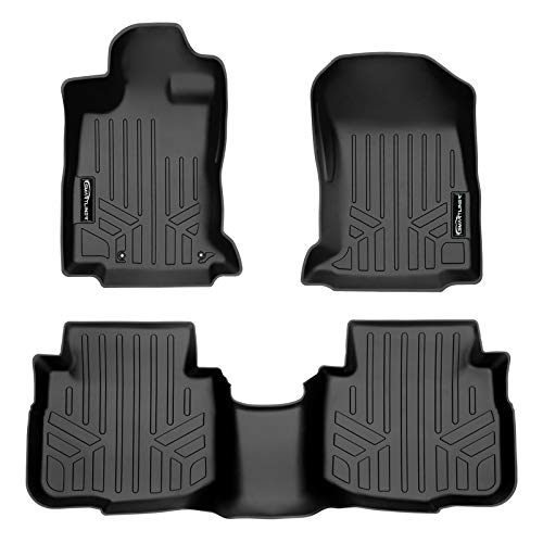 SMARTLINER All Weather Custom Fit Floor Mats 2 Row Liner Set Compatible with 2020-2025 Subaru Legacy - color: Subaru Legacy 2020 - 2025