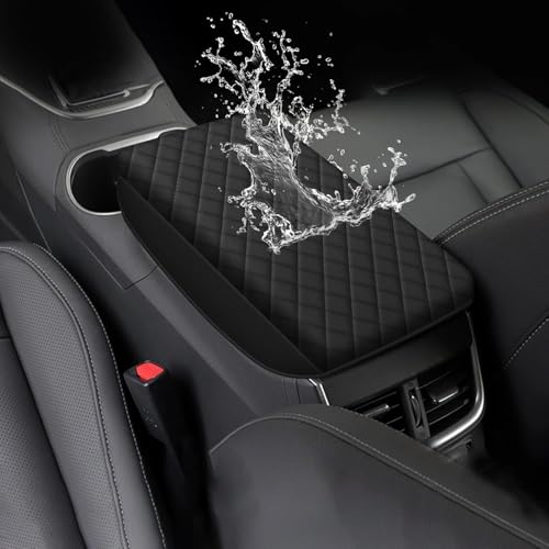 AOMSAZTO Armrest Center Console Cover for 2021 2022 2023 2024 2025 Subaru Outback Legacy Accessories Leather Armrest Cover Arm Rest Box Lid Cover Seat Protector - size: 2021-2025 Subaru Outback