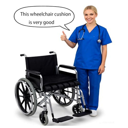 Inspiratory Cover air Cushion with Zippered Fabric Cover,Chair pad,Wheelchair Matress,Anti Bedsore,Elderly Matress,Relieve Driver and sedentary Individuals Stress and Pain,Pressure Relief Cushions.