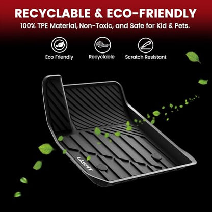 LASFIT Floor Mats 2021-2026 & Only 7 Seats (Not for 8/9 Seats) for Chevrolet Chevy Tahoe/GMC Yukon (Only Yukon, Not Fit Yukon XL) /Cadillac Escalade (Only Escalade, Not Fit Escalade ESV) - size: 2021-2026 |For Tahoe/Escalade/Yukon| Floor Mats