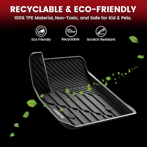 LASFIT Floor Mats 2021-2026 & Only 7 Seats (Not for 8/9 Seats) for Chevrolet Chevy Tahoe/GMC Yukon (Only Yukon, Not Fit Yukon XL) /Cadillac Escalade (Only Escalade, Not Fit Escalade ESV) - size: 2021-2026 |For Tahoe/Escalade/Yukon| Floor Mats
