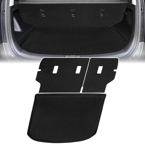 Cargo Liner Compatible with 2014-2019 KIA Soul Trunk Mat Cargo Mat Back Seat Cover Protector(Backrest Mats+Trunk Mat) - size: For 2014-2019 KIA Soul