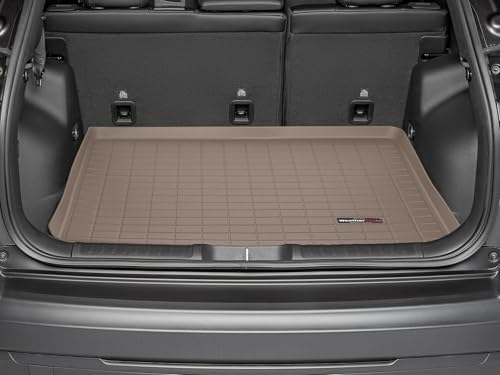 WeatherTech Cargo Trunk Liner for Jeep Cherokee, Behind 2nd Row (411373), Tan - color: Tan