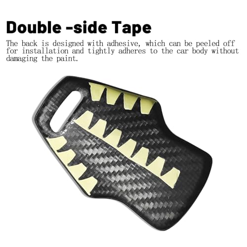 Compatible wth Carbon Fiber Gear Shift Knob Head Cover Automotive Shift Lever Modified Decoration for Chevrolet Corvette C8 2020 2021 2022 2023 2024 (Black)