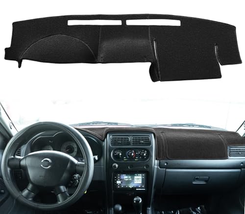 Yiz Dash Cover Mat Custom Fit for Nissan Frontier Xterra 2002 2003 2004 Dashboard Cover Pad Carpet (Black) J158