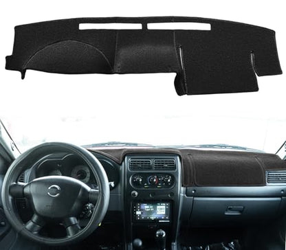 Yiz Dash Cover Mat Custom Fit for Nissan Frontier Xterra 2002 2003 2004 Dashboard Cover Pad Carpet (Black) J158
