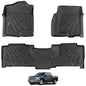 KARPAL Floor Mats for 1999-2007 Chevy Silverado/GMC Sierra 1500/2500/3500 Crew Cab / 2000-2006 Chevy Suburban/Cadillac Escalade/GMC Yukon XL, All-Weather TPE Custom Fit Floor Liners Car Accessories - style: 1999-2007 | For Chevy Silverado Crew Cab| 1st &