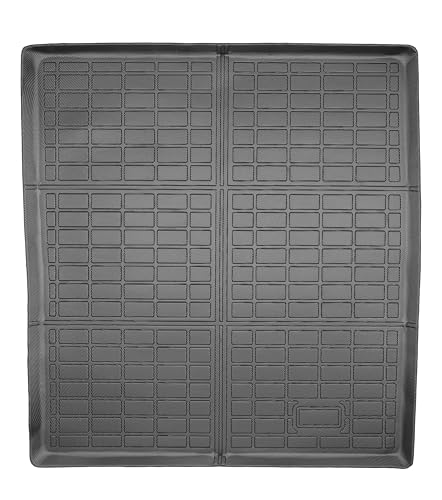 Trunk Liner Cargo Liners for 2009-2019 Ford Flex, 2010-2019 Lincoln MKT Behind 2nd Row Rear Trunk Floor Mats 3D Boot Tray All-Weather TPE Black - size: 2009-2019 Flex