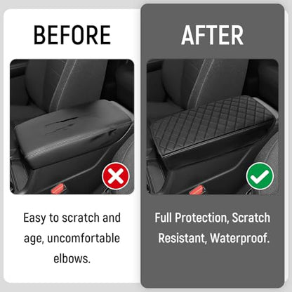Center Console Armrest Cover Compatible with Honda 2023-2025 2026 CRV (Include Hybrid) Accessories Leather Material Center Console Liner Protection - color: for Honda 2023-2026 CRV